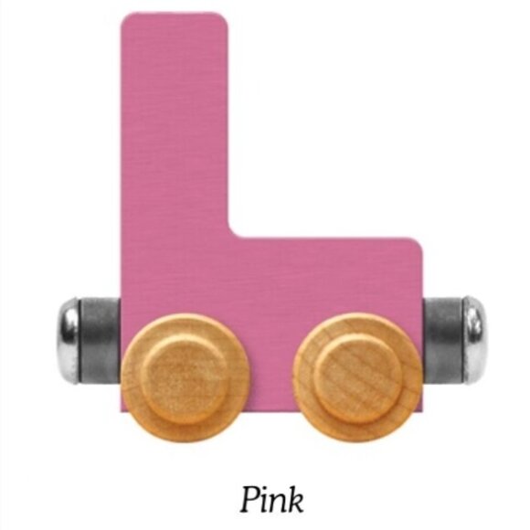 NWT NameTrains Pastel Letter "L" (Pink) - Picture 1 of 5